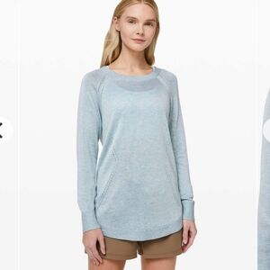 Lululemon Lead With Your Heart Sweater In Heathered Starlight